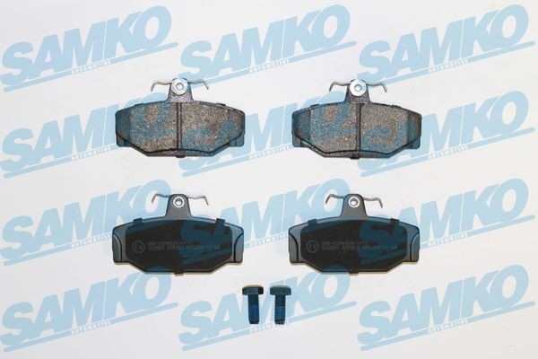 21385 SAMKO with bolts/screws Height: 53,5mm, Width: 90mm, Thickness: 13,2mm Brake pads 5SP217 buy