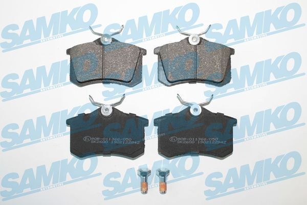 20961 SAMKO with bolts/screws Height: 52,9mm, Width: 87mm, Thickness: 15mm Brake pads 5SP294 buy