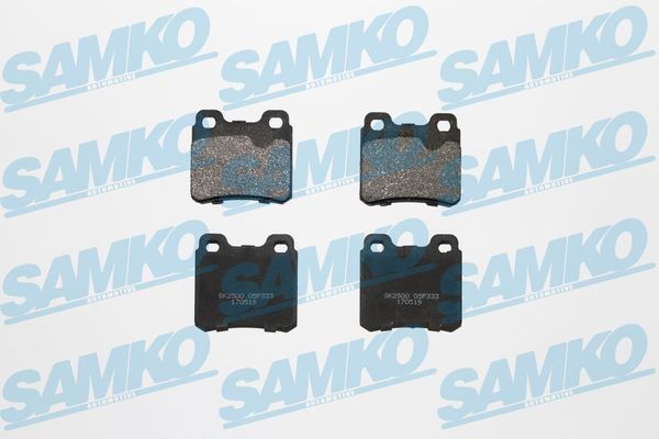 SAMKO 5SP333 Brake pad set 1605877