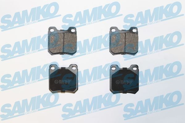 21050 SAMKO Height: 61mm, Width: 61,5mm, Thickness: 15,5mm Brake pads 5SP334 buy