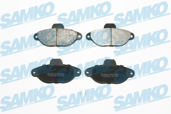 21365 SAMKO Height: 54,8mm, Width: 114,9mm, Thickness: 17mm Brake pads 5SP483 buy
