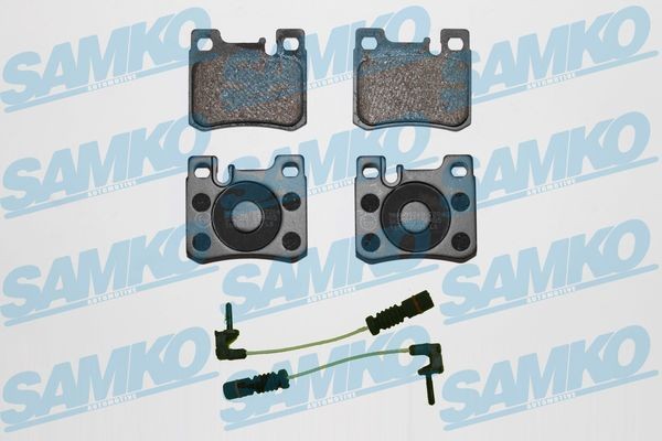21301 SAMKO Height: 54,4mm, Width: 61,7mm, Thickness: 15,5mm Brake pads 5SP485A buy