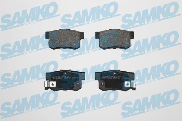 21719 SAMKO 5SP508 Brake pad set 06430-S2AE50