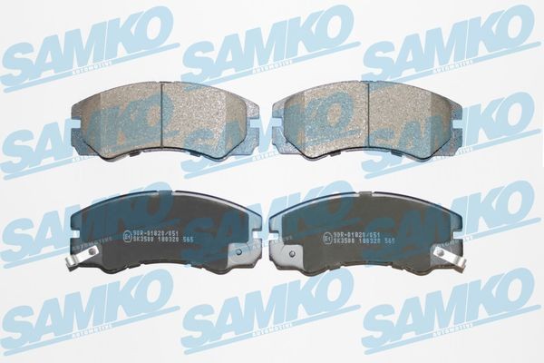 SAMKO 5SP565 Brake pads OPEL FRONTERA 1992 in original quality