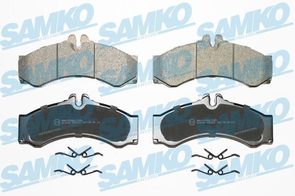 29076 SAMKO Height: 73mm, Width: 164,7mm, Thickness: 20mm Brake pads 5SP633 buy
