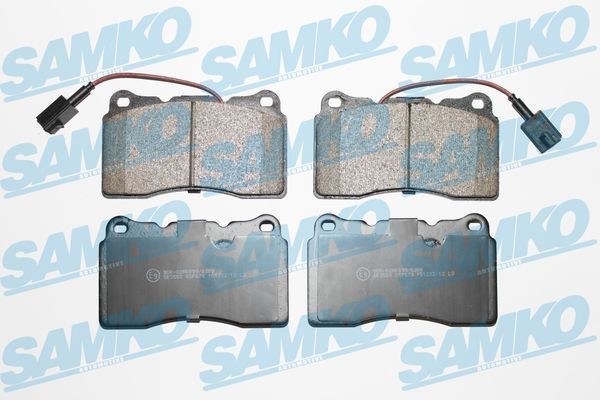 SAMKO 5SP674 Kit pastiglie freno ALFA ROMEO 159 Sedan (939) 3.2 JTS Q4 (939AXH1B, 939AXG22) 260 CV Benzina 2006