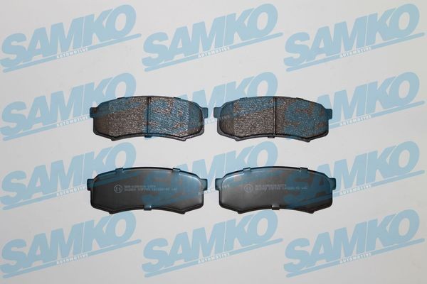 SAMKO Kit pastiglie freno Toyota Land Cruiser Prado 90 2014 posteriori e anteriori 5SP749