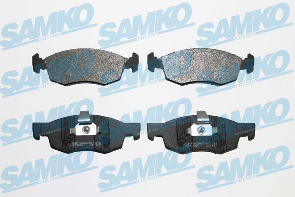 20907 SAMKO Height: 52,5mm, Width 1: 151,3mm, Width 2 [mm]: 150,1mm, Thickness: 18,1mm Brake pads 5SP756 buy