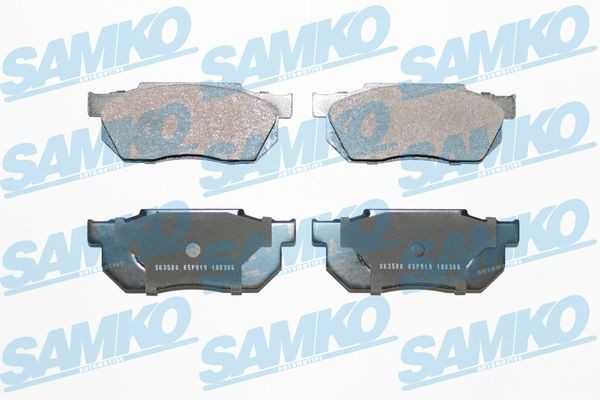 20959 SAMKO Height: 45,5mm, Width: 116mm, Thickness: 15mm Brake pads 5SP919 buy