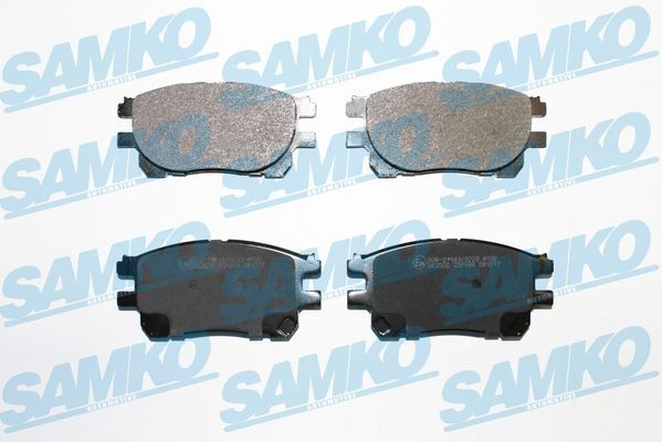 23759 SAMKO Height: 59,5mm, Width: 125,6mm, Thickness: 17mm Brake pads 5SP999 buy