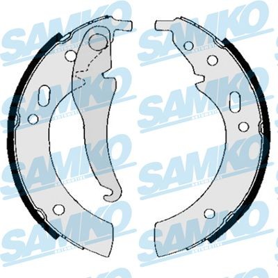 SAMKO Brake Shoe Set 80330 BMW 5 Series 2015