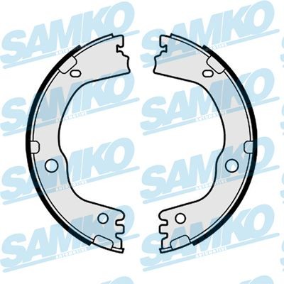 SAMKO 81177 HYUNDAI Parking brake shoes in original quality