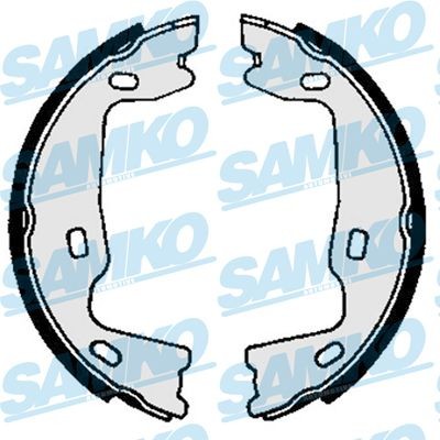 SAMKO 82570 CHEVROLET Parking brake pads in original quality