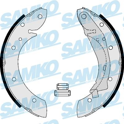 SAMKO 228 x 41,5 mm, with handbrake lever Width: 41,5mm Brake Shoes 87165 buy