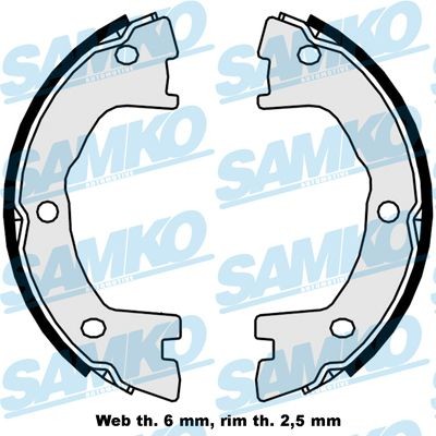 SAMKO 89250 Handbrake brake pads Iveco Daily 4 3.0 70C17V, 70C17 V/P 170 hp Diesel 2011 price