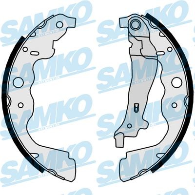SAMKO Brake shoe set rear and front RENAULT Clio 4 (BH_) new 89890