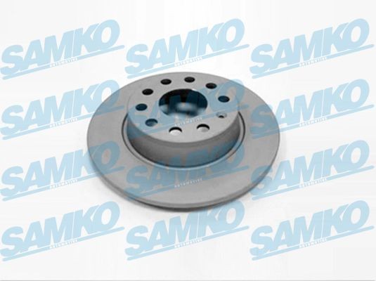 SAMKO 272x10mm, 9, 9, solid, Coated Ø: 272mm, Num. of holes: 9, Rim: 9-Hole, Brake Disc Thickness: 10mm Brake rotor A1038PR buy