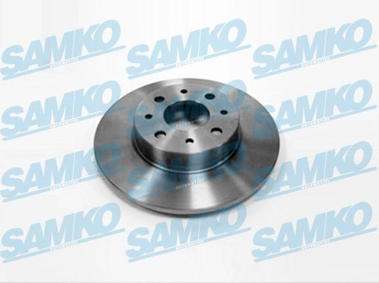 SAMKO 251x10mm, 4, solid Ø: 251mm, Num. of holes: 4, Brake Disc Thickness: 10mm Brake rotor A2006P buy