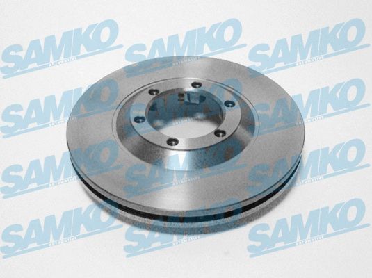 SAMKO 280x27mm, 6, internally vented Ø: 280mm, Num. of holes: 6, Brake Disc Thickness: 27mm Brake rotor B1002V buy