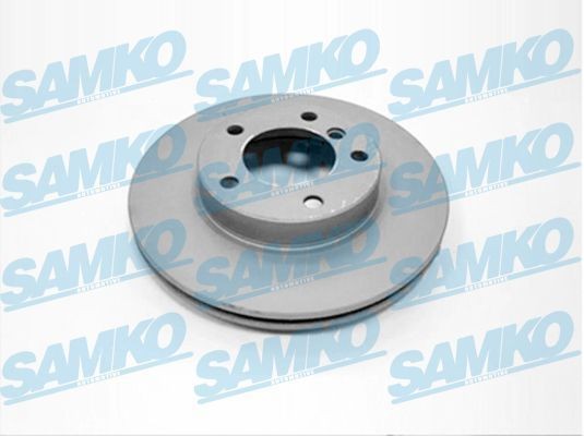 SAMKO 286x22mm, 5, internally vented, Coated Ø: 286mm, Num. of holes: 5, Brake Disc Thickness: 22mm Brake rotor B2381VR buy