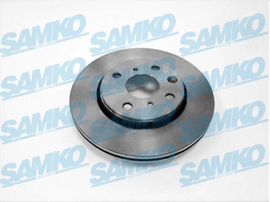 SAMKO C1004V Brake discs PEUGEOT 108 2014 in original quality