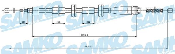 SAMKO C1664B Hand brake cable 82 00 935 175