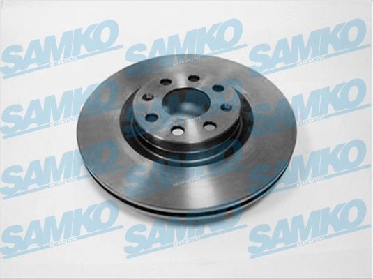 SAMKO 284x22mm, 4, internally vented, Coated Ø: 284mm, Num. of holes: 4, Brake Disc Thickness: 22mm Brake rotor F2001VR buy
