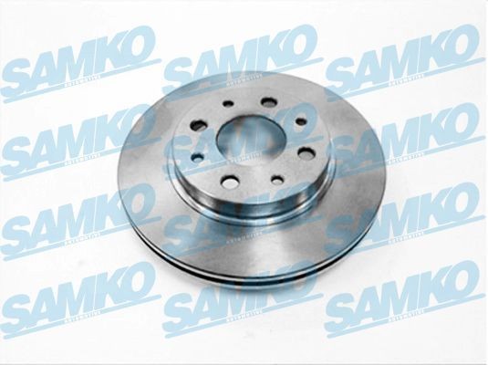SAMKO 240x20mm, 4, internally vented Ø: 240mm, Num. of holes: 4, Brake Disc Thickness: 20mm Brake rotor F2004V buy