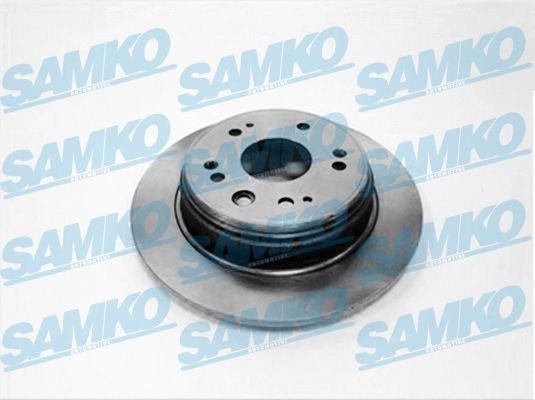 SAMKO 282x9mm, 5, solid Ø: 282mm, Num. of holes: 5, Brake Disc Thickness: 9mm Brake rotor H1014P buy