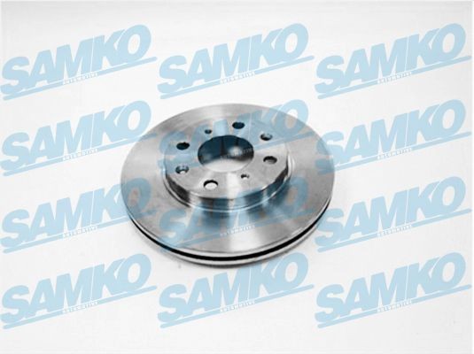 SAMKO 240x21mm, 4, internally vented Ø: 240mm, Num. of holes: 4, Brake Disc Thickness: 21mm Brake rotor H1491V buy