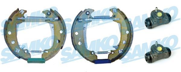 Fiat DUCATO Brake set, drum brakes 15872538 SAMKO KEG034 online buy
