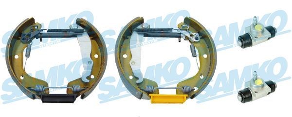 Original SAMKO Brake set, drum brakes KEG527 for FIAT DUCATO