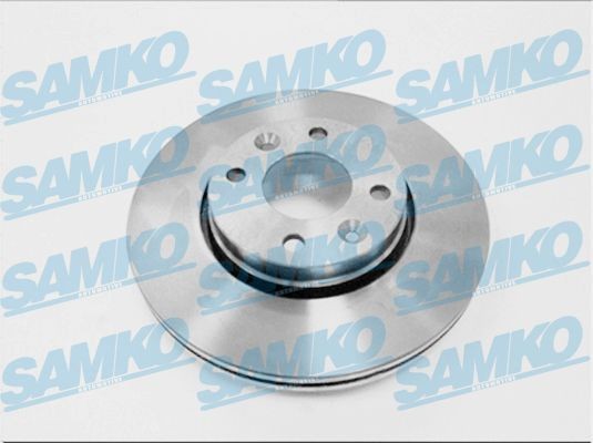 SAMKO N2003V Nissan MICRA 2008 Brake disc set