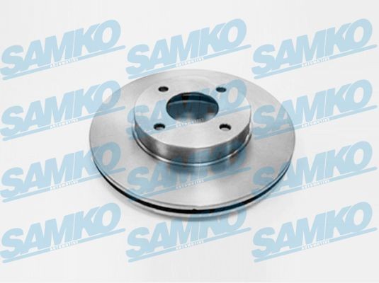 SAMKO 280x22mm, 4, internally vented Ø: 280mm, Num. of holes: 4, Brake Disc Thickness: 22mm Brake rotor N2812V buy