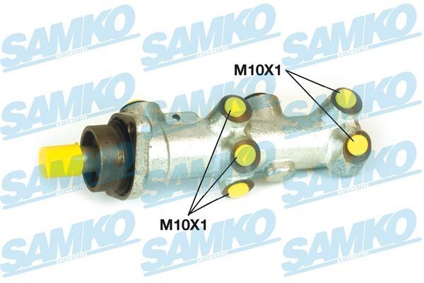 SAMKO Bore Ø: 23,81 mm, Piston Ø: 23,81 mm, Grey Cast Iron, 10 X 1 (5) Master cylinder P07444 buy