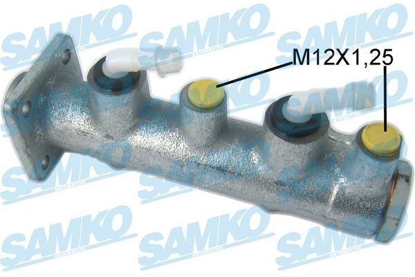 SAMKO Piston Ø: 25,4 mm, Grey Cast Iron, Cast Iron, 12 X 1,25 (2) Master cylinder P09718 buy