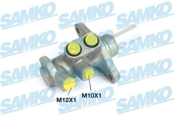SAMKO Piston Ø: 23,81 mm, Aluminium, 10 X 1 (1), 12 x 1 (1), 10 x 1 (1) Master cylinder P30089 buy