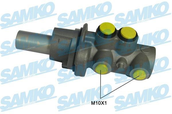 SAMKO Piston Ø: 23,81 mm, Aluminium, 10 X 1 (2), 10 x 1 (2) Master cylinder P30427 buy