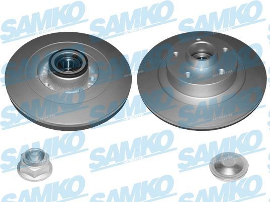 SAMKO R1080PRCA Brake disc 290x11mm, 5, solid, Coated