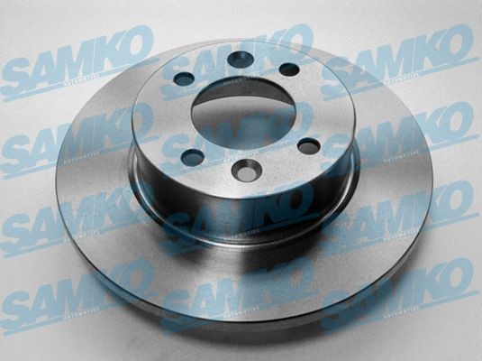 SAMKO 254x12mm, 4, solid Ø: 254mm, Num. of holes: 4, Brake Disc Thickness: 12mm Brake rotor R1191P buy