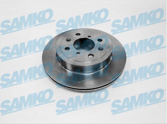 SAMKO 252,5x17mm, 4, internally vented Ø: 252,5mm, Num. of holes: 4, Brake Disc Thickness: 17mm Brake rotor S5000V buy