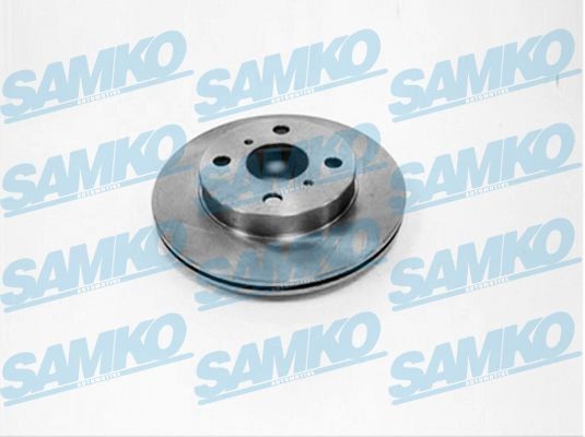 SAMKO 235x18mm, 4, internally vented Ø: 235mm, Num. of holes: 4, Brake Disc Thickness: 18mm Brake rotor T2941V buy