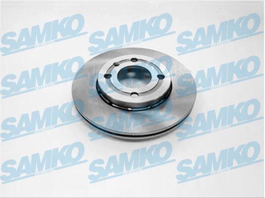 SAMKO V2291V Brake discs VW LUPO 2002 in original quality