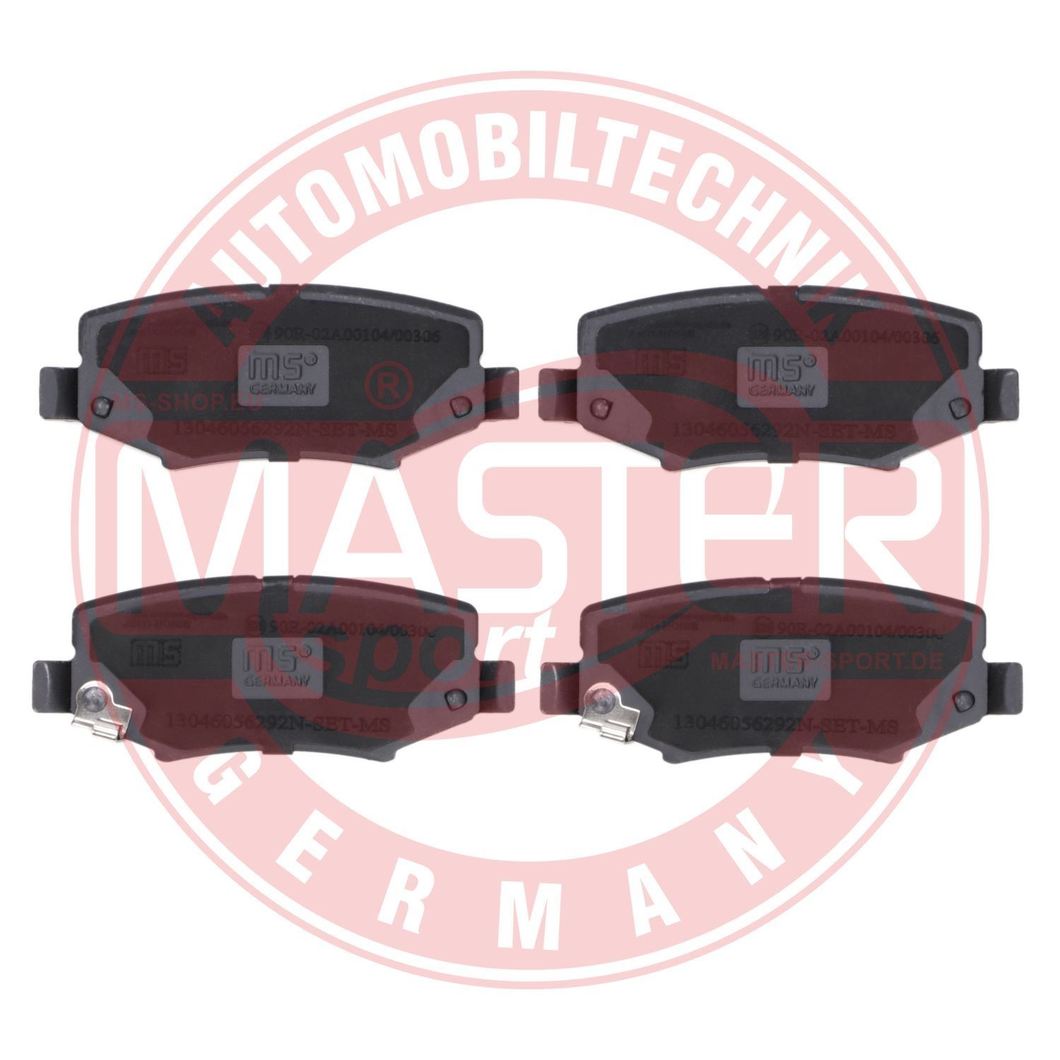 Original 13046056292N-SET-MS MASTER-SPORT Brake pad kit JEEP