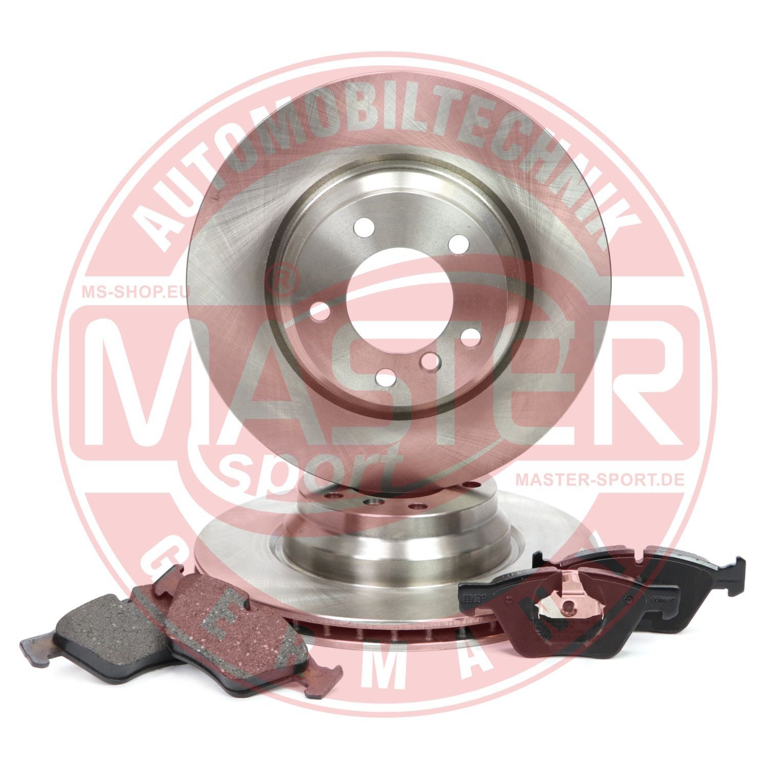 MASTER-SPORT Front Axle, Vented, excl. wear warning contact, prepared for wear indicator Ø: 330mm, Brake Disc Thickness: 24mm Brake discs and pads 202402000 buy