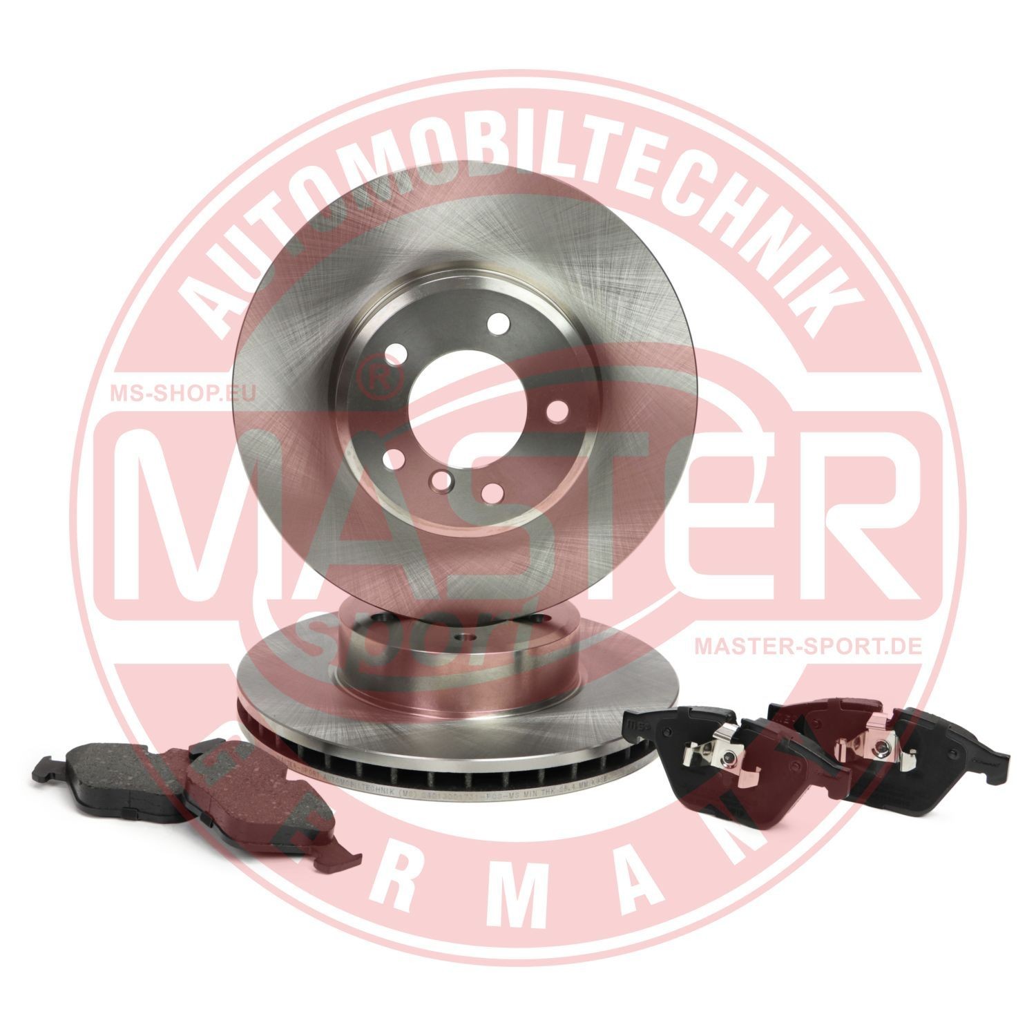 MASTER-SPORT Front Axle, Vented, prepared for wear indicator, excl. wear warning contact Ø: 324mm, Brake Disc Thickness: 30mm Brake discs and pads 203001730 buy