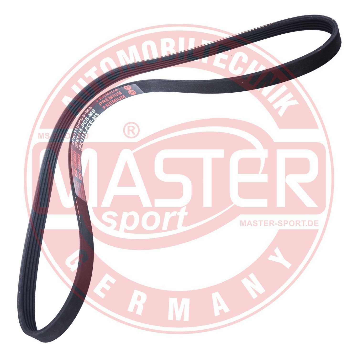 MASTER-SPORT 5PK1115-PCS-MS Serpentine belt 1115mm, 5