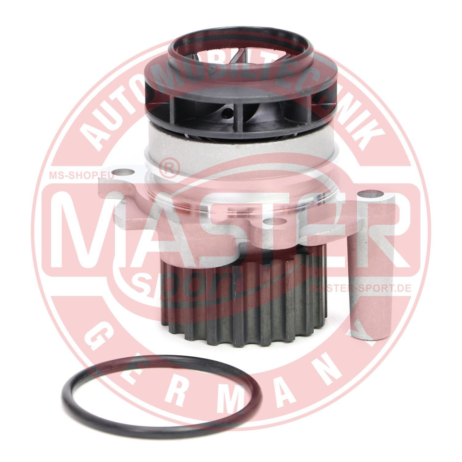 MASTER-SPORT 655-WP-PCS-MS Water pump Number of Teeth: 19, with seal, without accessories, Mechanical, Metal, Water Pump Pulley Ø: 56 mm
