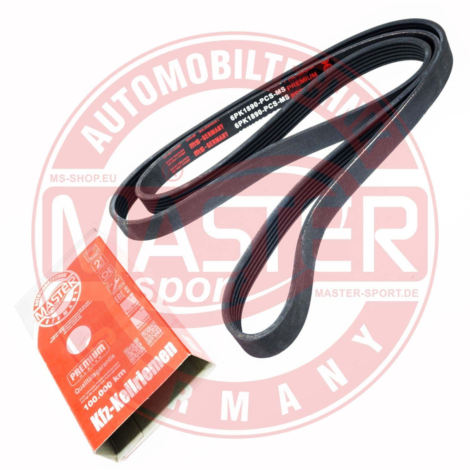 Original MASTER-SPORT 6PK1885 Drive belt 6PK1890-PCS-MS for AUDI A4