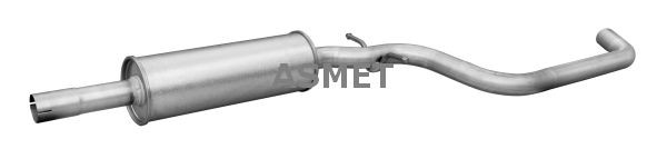 ASMET 03.116 Front silencer Golf 5